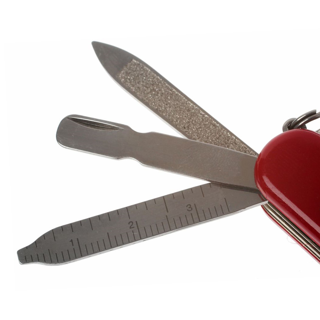 Нож перочинный Victorinox MiniChamp 0.6385 58мм 16 функций красный - фото 6