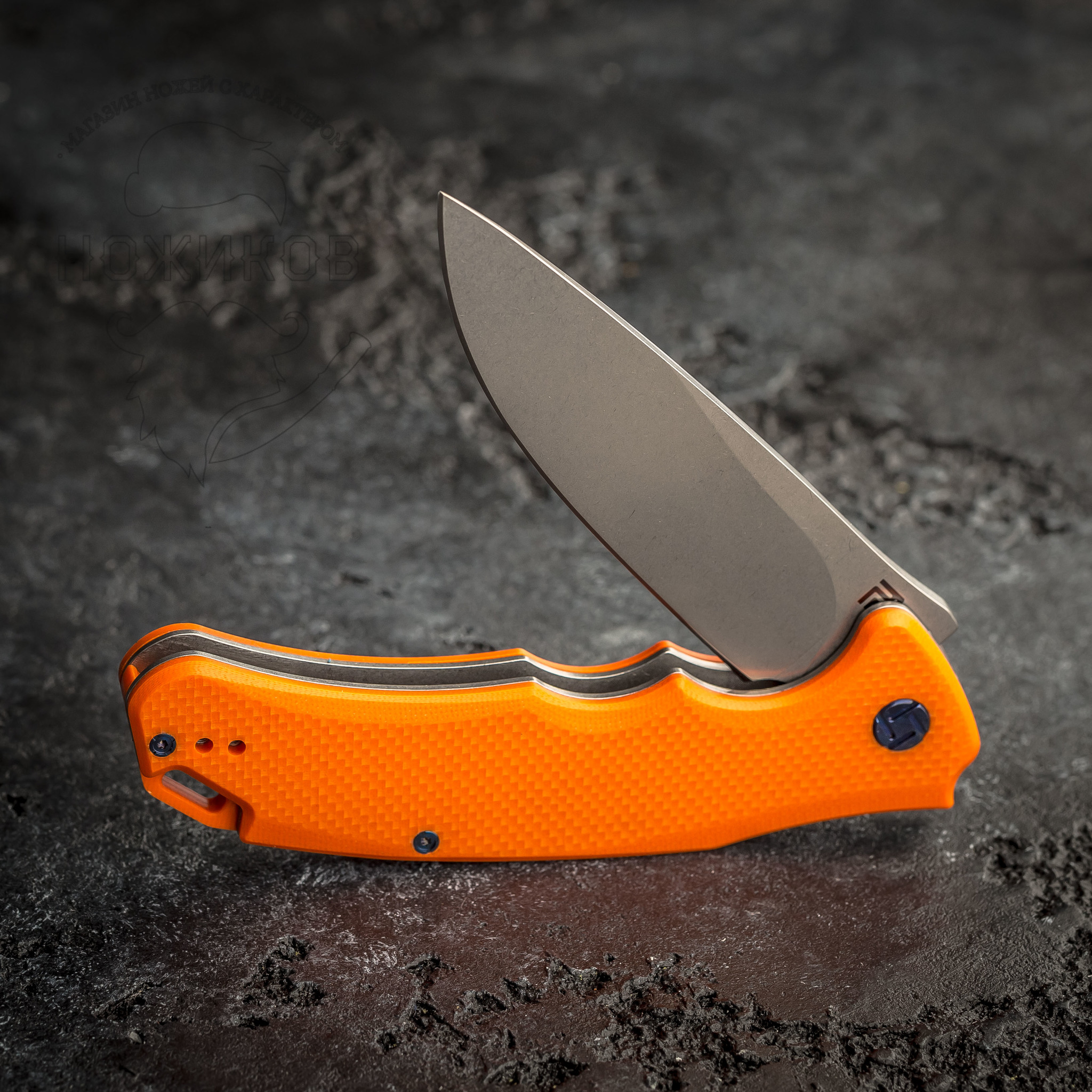 Складной нож Artisan Tradition, сталь D2, G10 Orange - фото 7