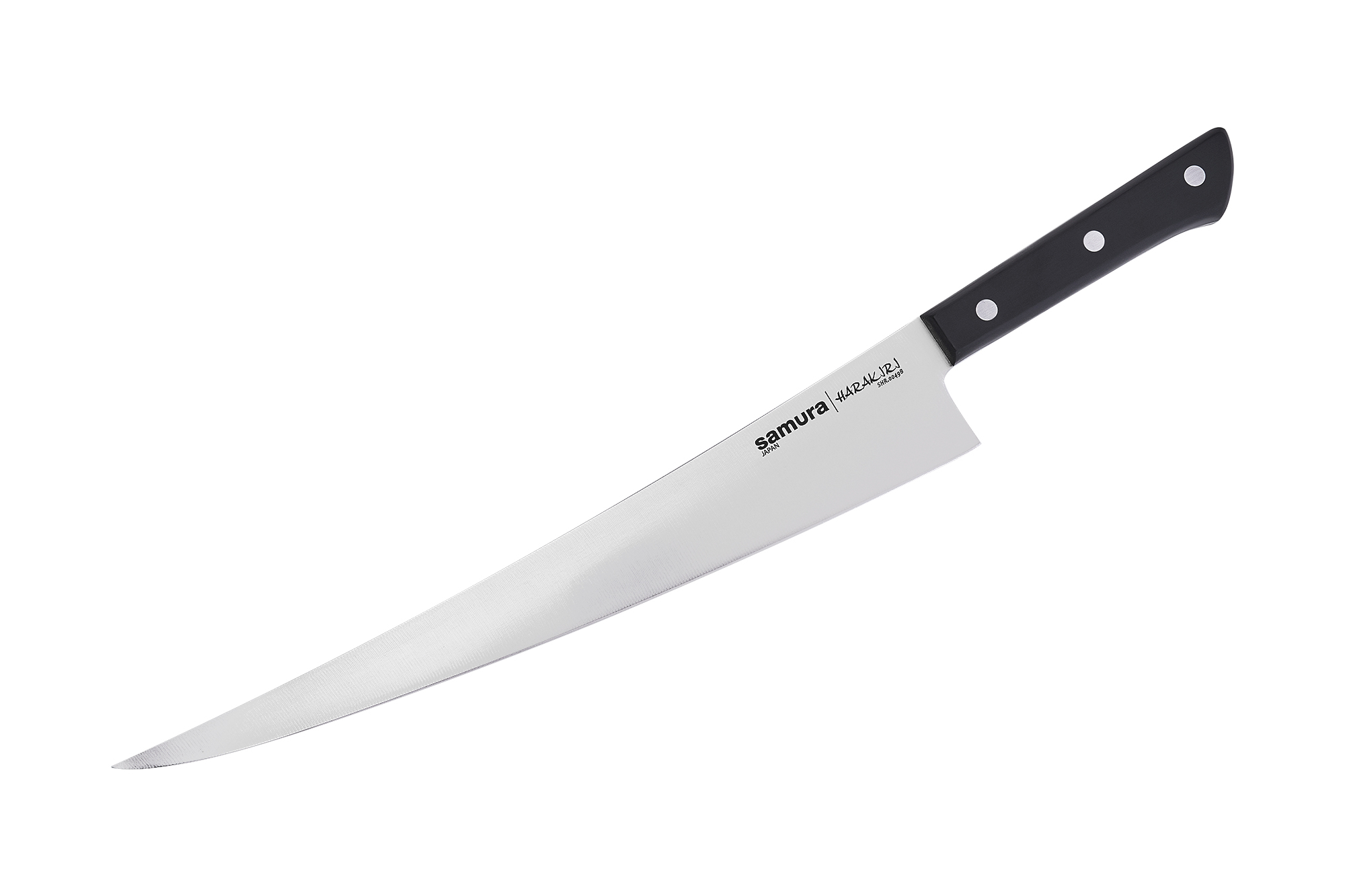 Кухонный нож-слайсер Samura Harakiri 290 мм, сталь AUS-8, рукоять пластик - фото 1