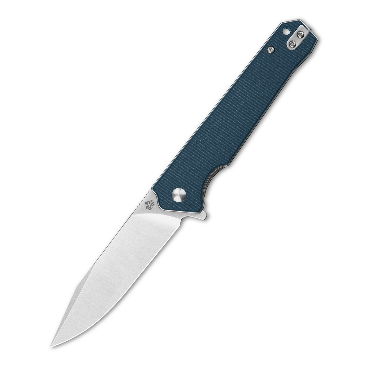 Складной нож QSP Mamba V2, сталь D2, рукоять микарта, синий