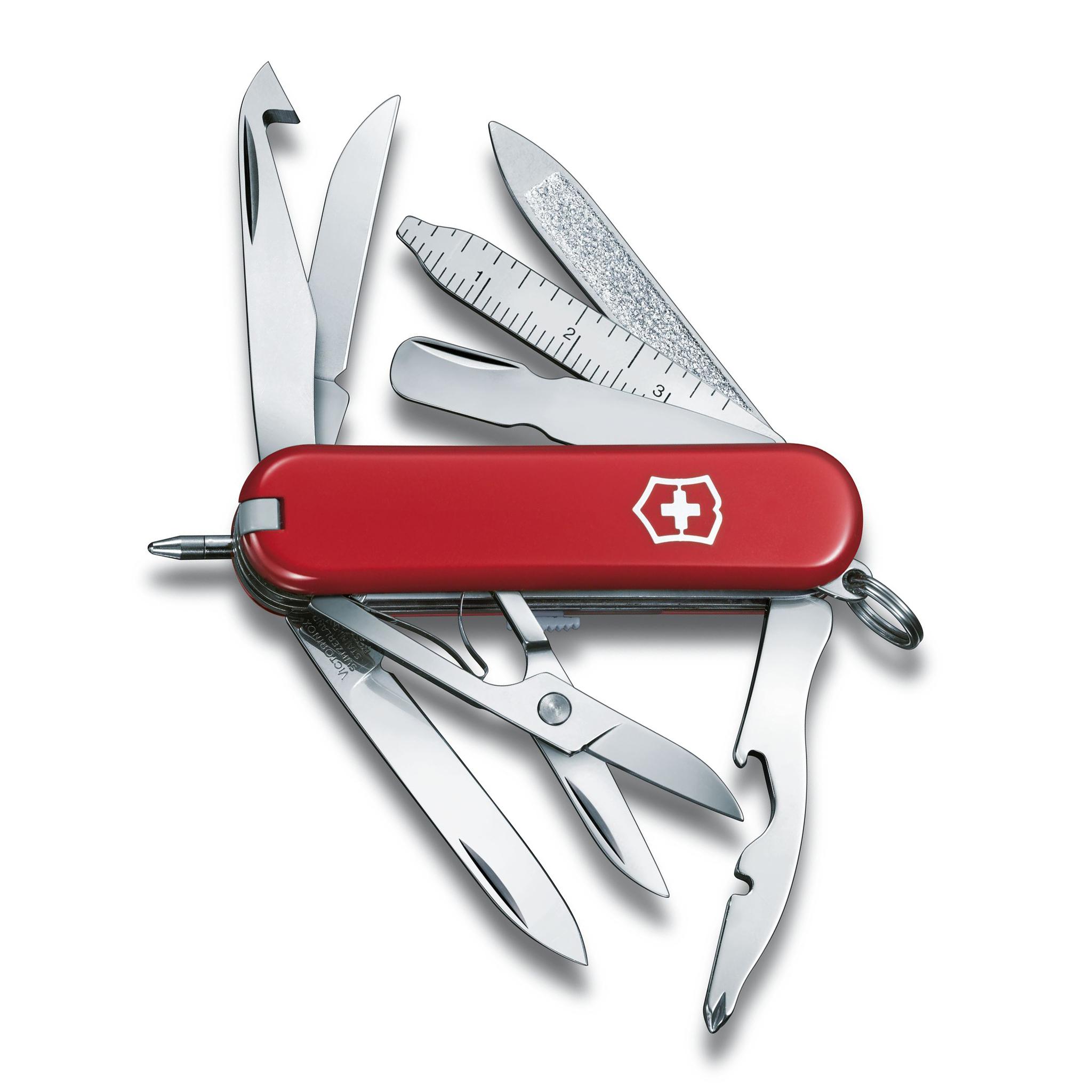 Нож перочинный Victorinox MiniChamp 0.6385 58мм 16 функций красный - фото 2