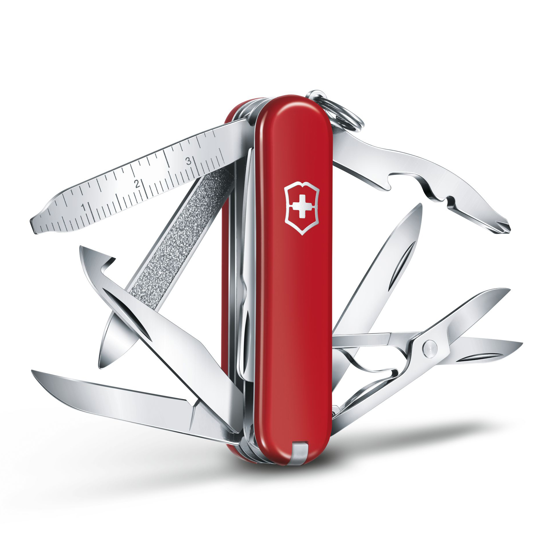 Нож перочинный Victorinox MiniChamp 0.6385 58мм 16 функций красный - фото 3