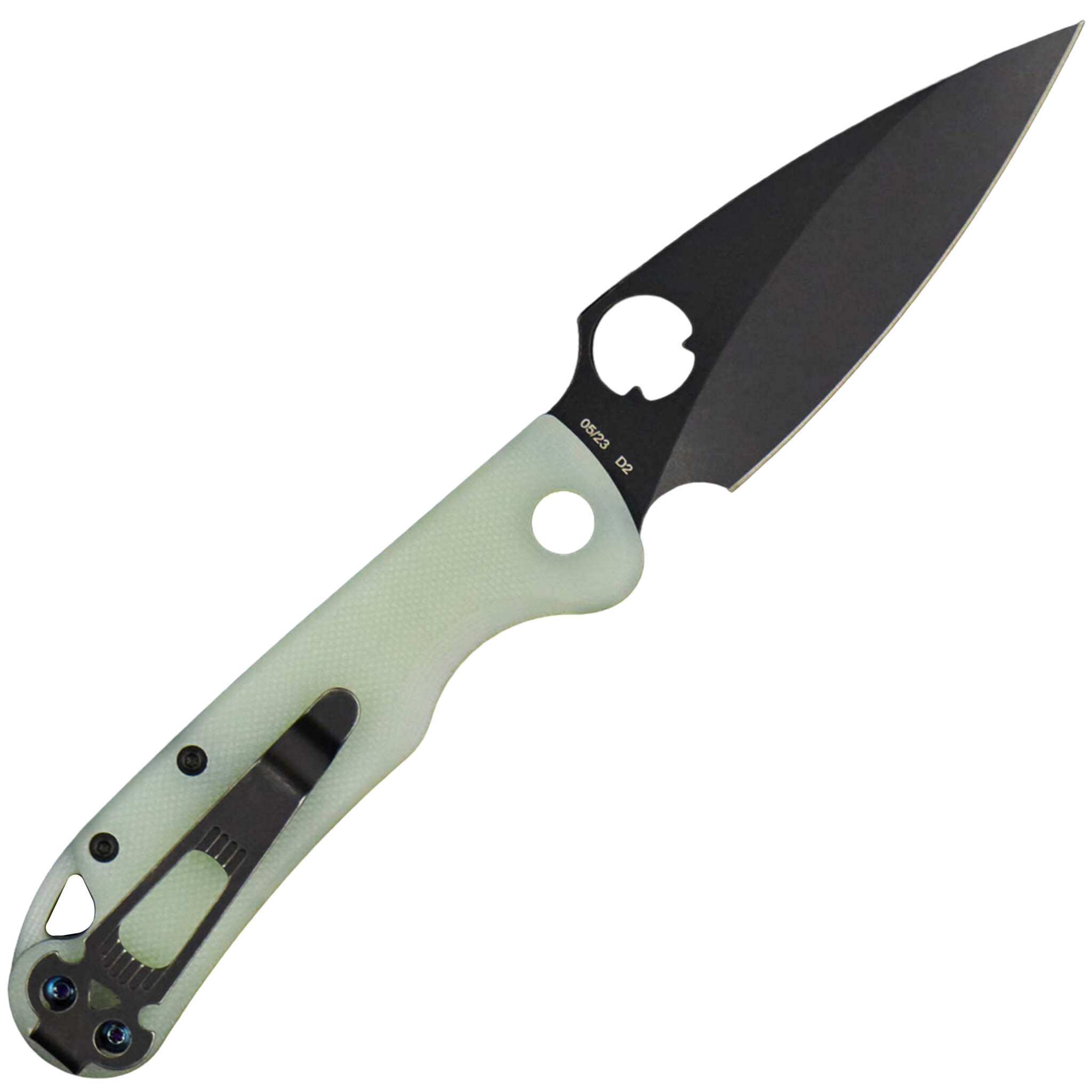 Складной нож Daggerr Sting mini jade, сталь D2, рукоять G10 - фото 2