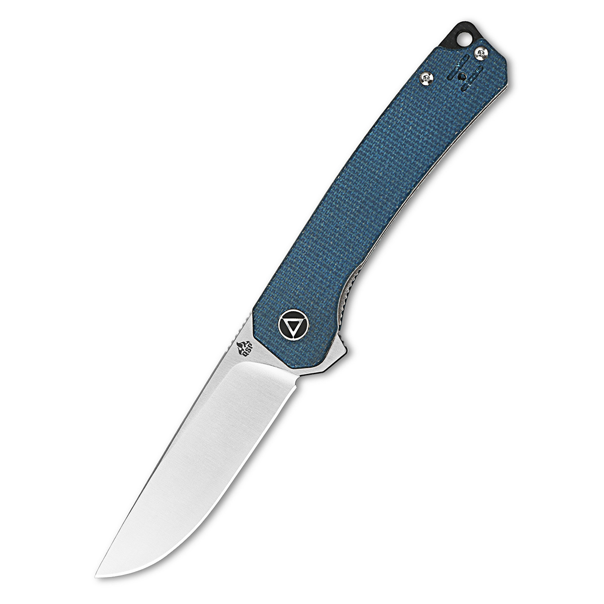 Складной нож QSP Osprey, сталь 14C28N, рукоять микарта, синий складной нож bestech knives ascot d2 черно синий карбон