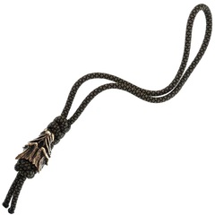 Фото Темляк средний олива с бусиной 