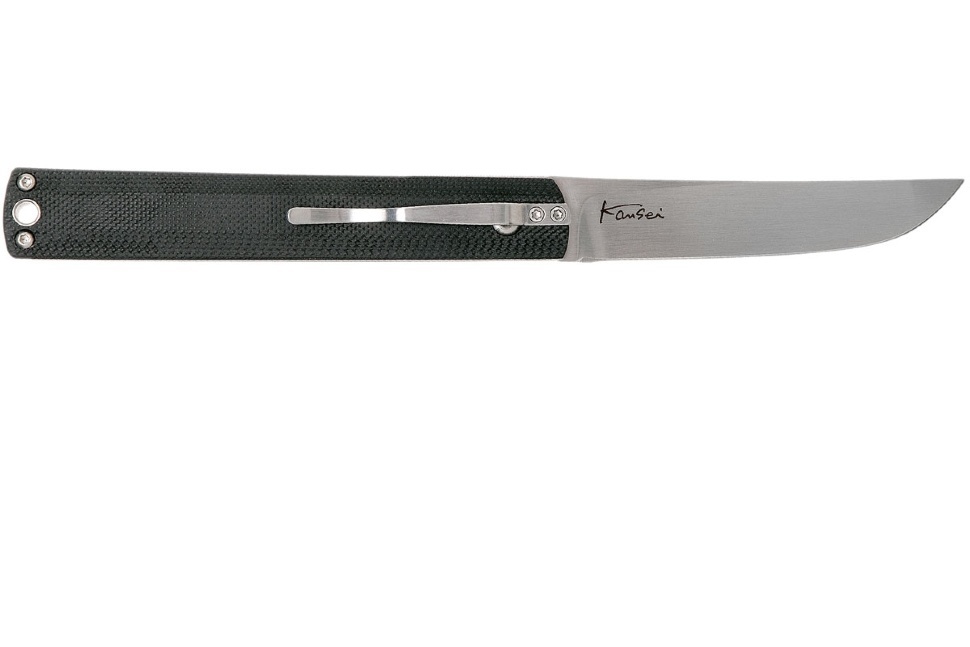 Складной нож Wasabi G10 - Boker Plus 01BO630, лезвие сталь 440C Satin, рукоять стеклотекстолит G-10, чёрный - фото 8