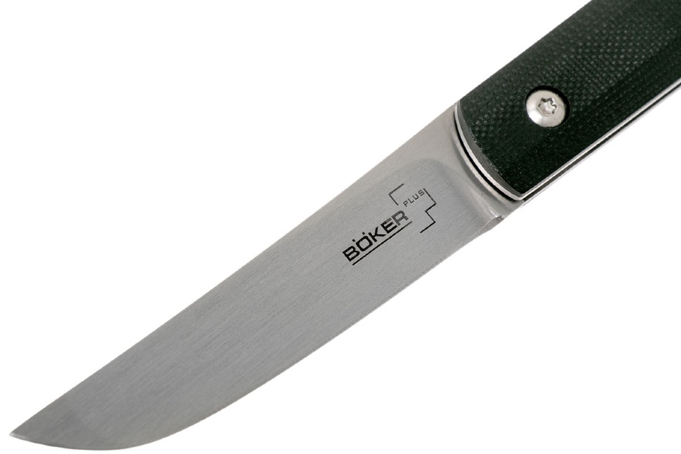 Складной нож Wasabi G10 - Boker Plus 01BO630, лезвие сталь 440C Satin, рукоять стеклотекстолит G-10, чёрный - фото 9