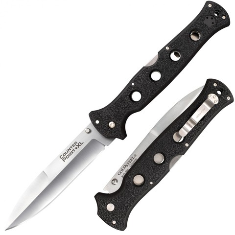 Складной нож Counter Point XL - Cold Steel 10AA, сталь AUS 10A, рукоять Griv-Ex™ (высококачественный пластик)