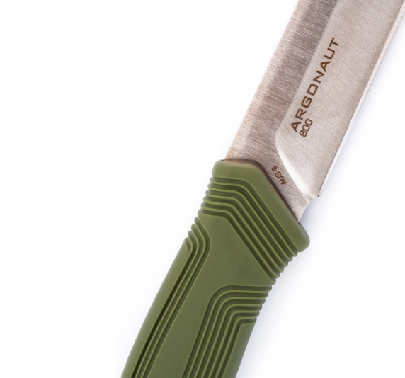 Нож Argonaut Steel Will, сталь AUS8, TPR хаки - фото 2