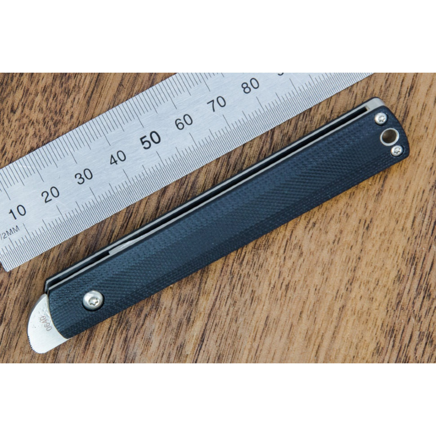 Складной нож Wasabi G10 - Boker Plus 01BO630, лезвие сталь 440C Satin, рукоять стеклотекстолит G-10, чёрный - фото 4