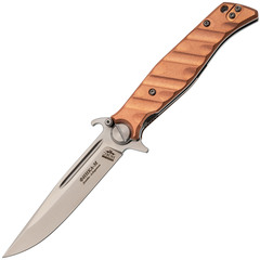 Фото Складной нож НОКС Финка М, сталь Nitro-V, техно-финка, рукоять медь