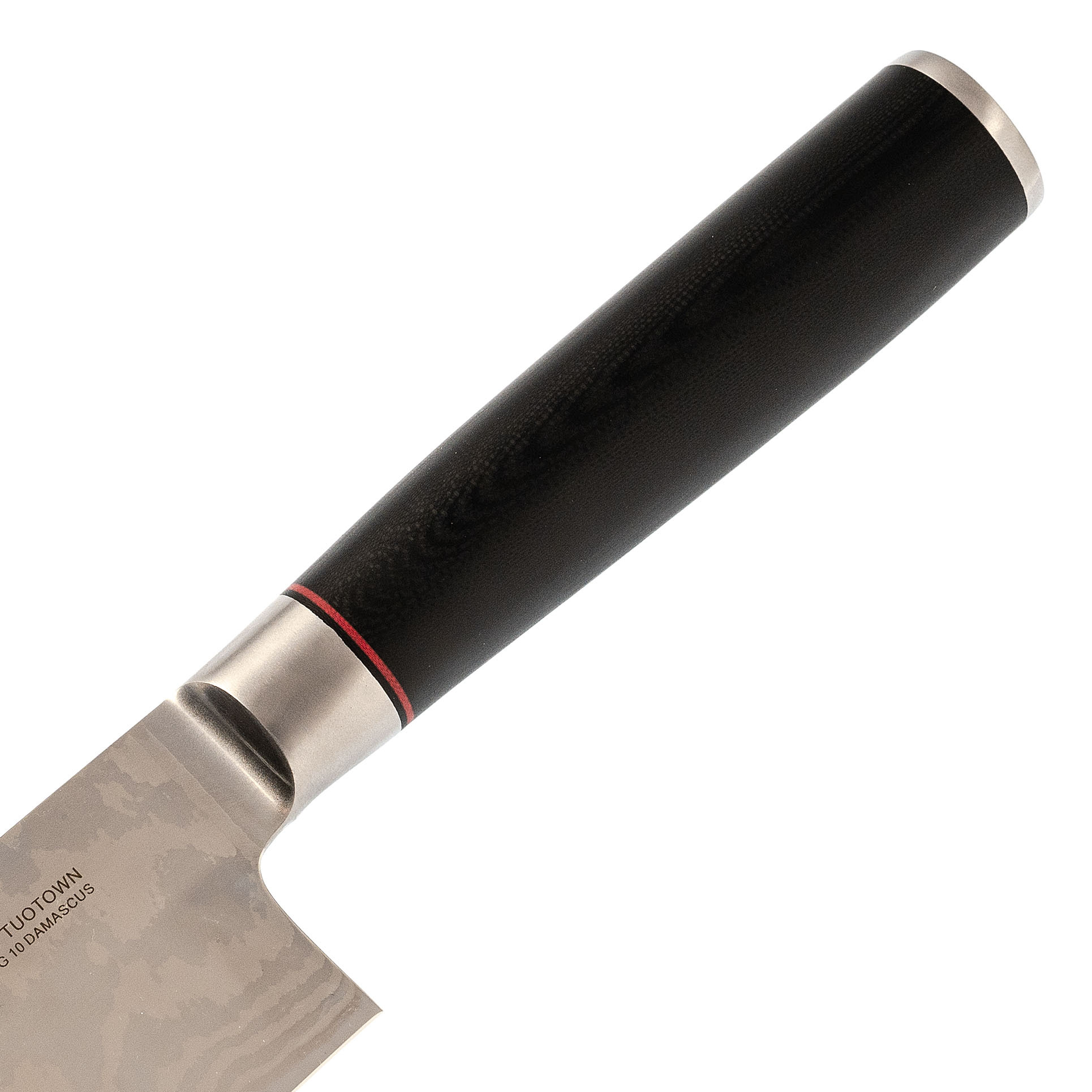 Нож кухонный Сантоку Tuotown, серия G TEN, VG10 Дамасская сталь - фото 3