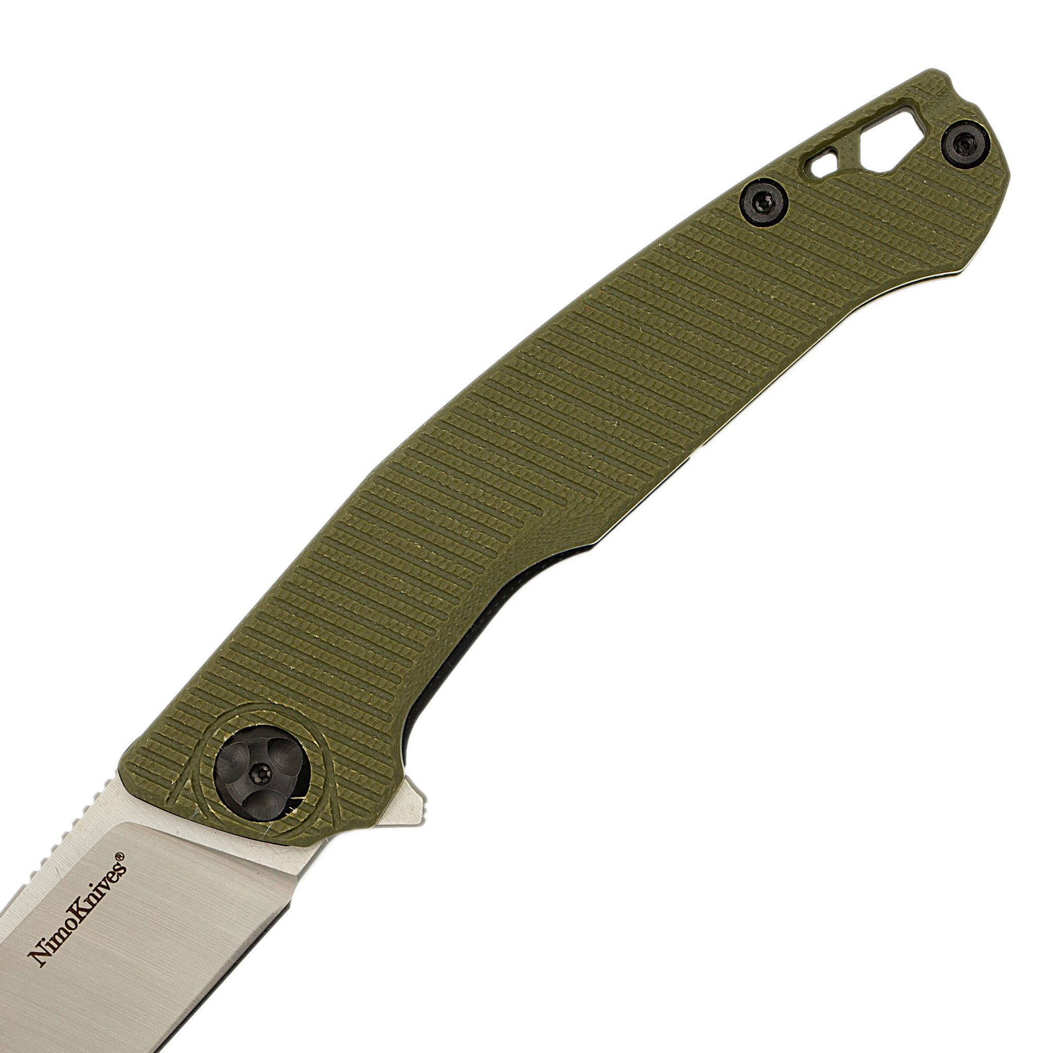 Складной нож Nimo Proletarian, сталь 9Cr18MoV, зеленый от Ножиков