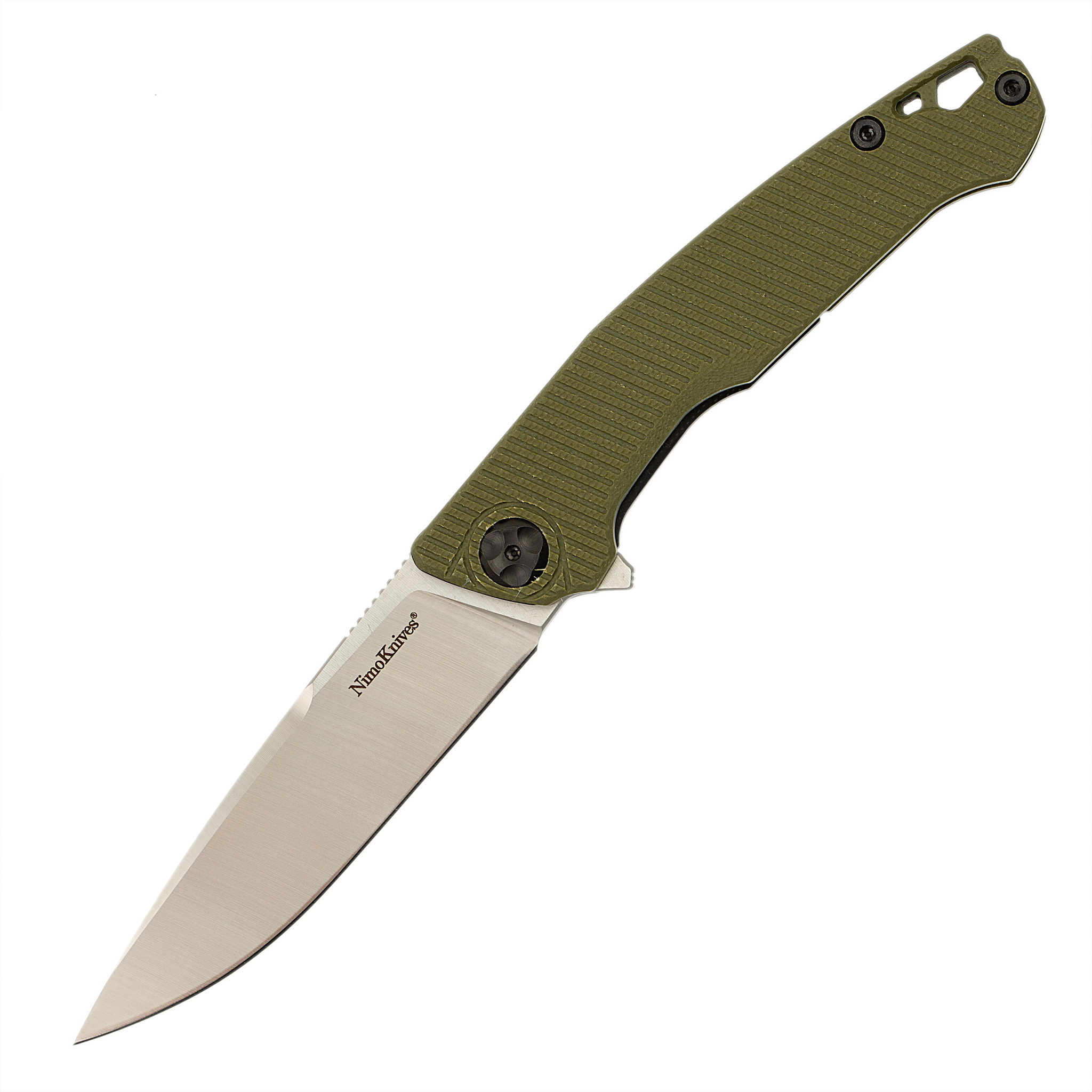 Складной нож Nimo Proletarlan, сталь 9Cr18MoV, зеленый - фото 4