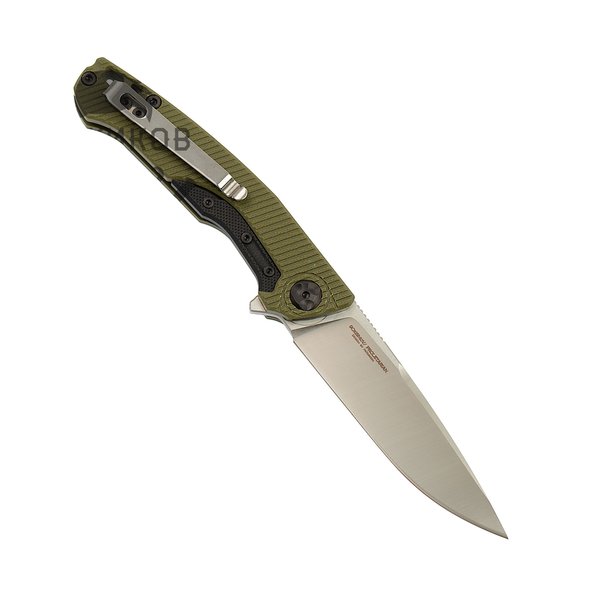 Складной нож Nimo Proletarlan, сталь 9Cr18MoV, зеленый - фото 5