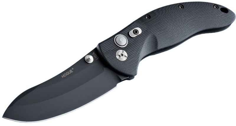 Нож складной EX-04 Black Upswept Blade, Black G-Mascus® G10 Handle 8.89 см.
