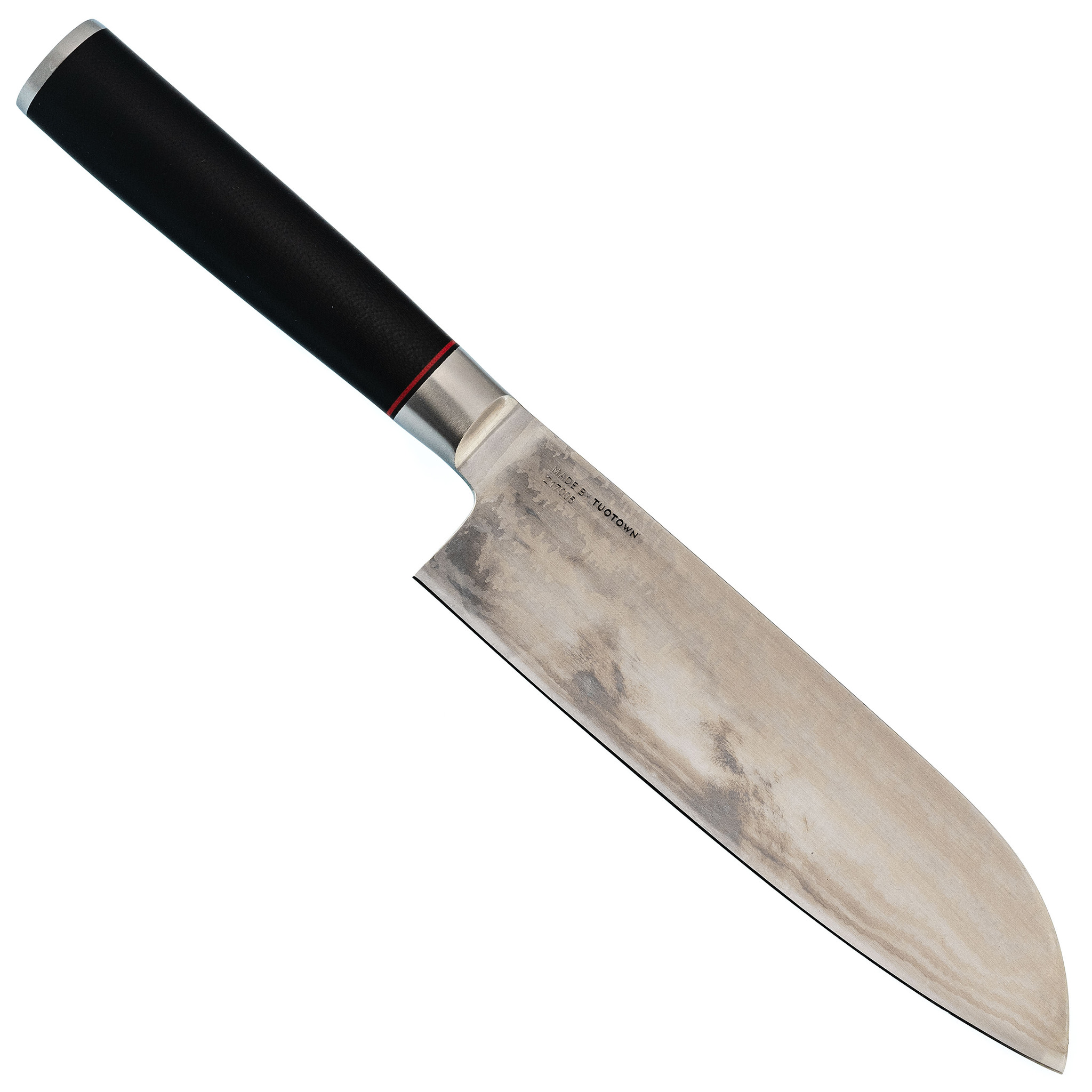 Нож кухонный Сантоку Tuotown, серия G TEN, VG10 Дамасская сталь - фото 4