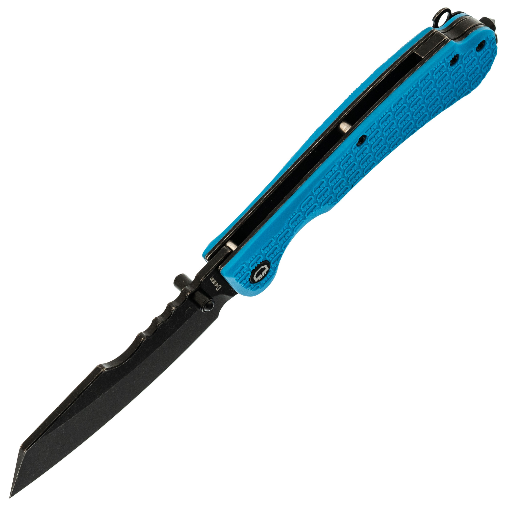 Складной нож Daggerr Rhino Blue BW, сталь 8Cr14MoV, рукоять FRN - фото 2