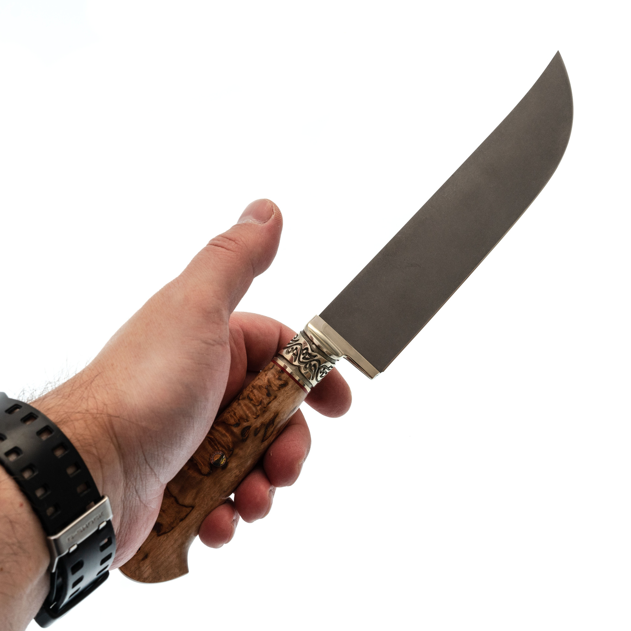 Нож Пчак, сталь VG10, рукоять карельская береза - фото 4