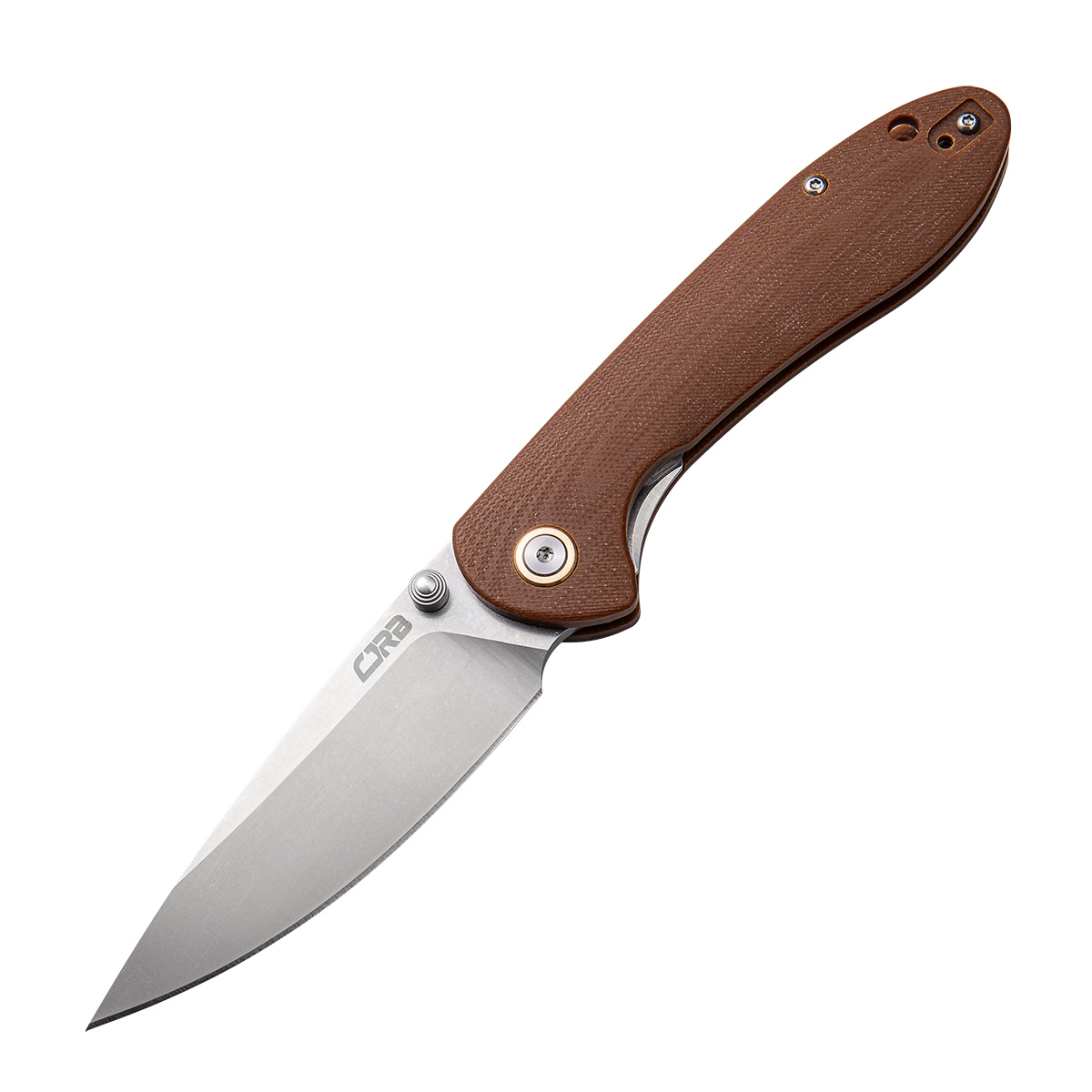 Складной нож CJRB Feldspar, сталь D2, Brown G10 - фото 1