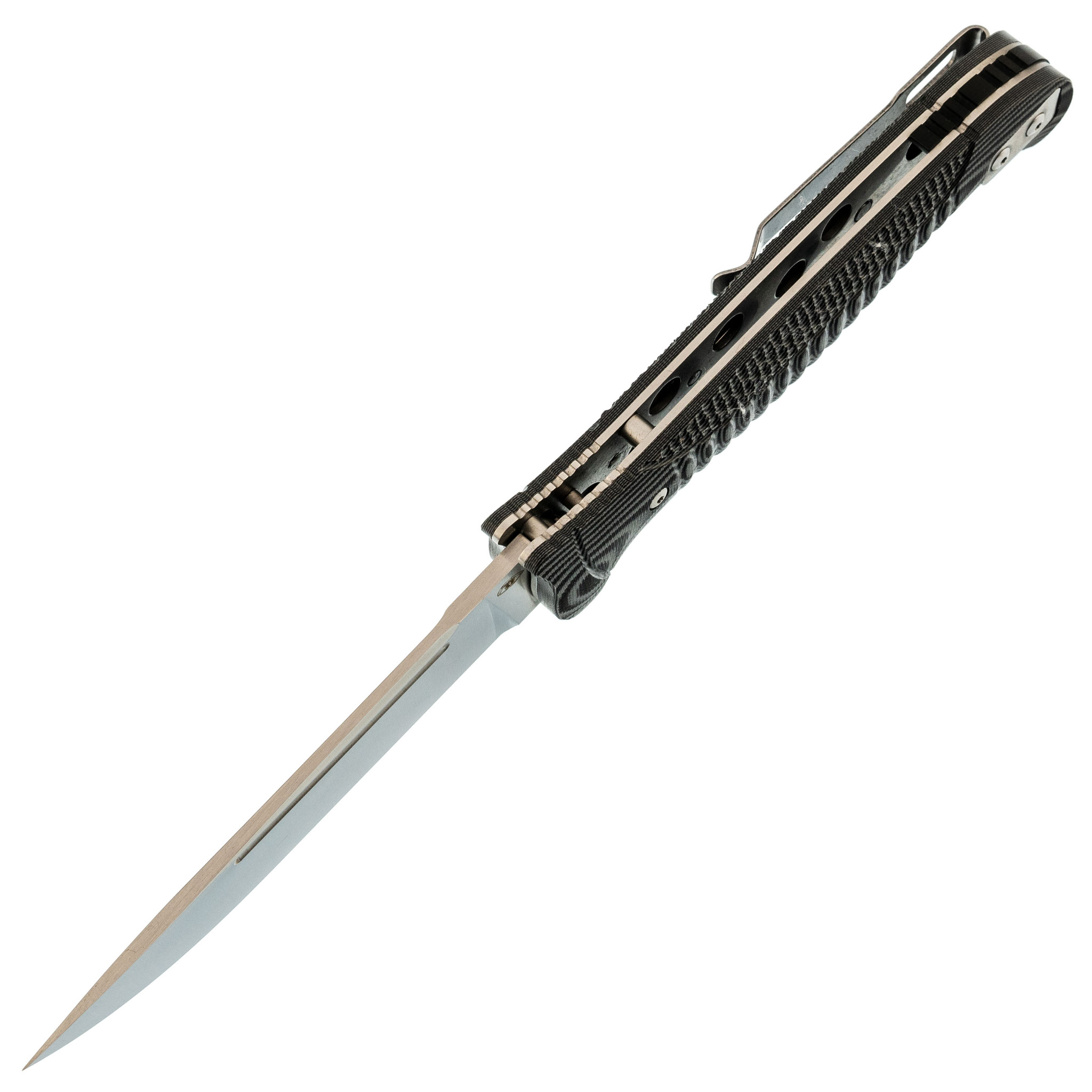 Складной нож Финка 6, сталь D2, рукоять G10 - фото 2