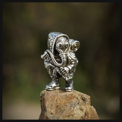 Фото Бусина для темляка Сталкер, мельхиор