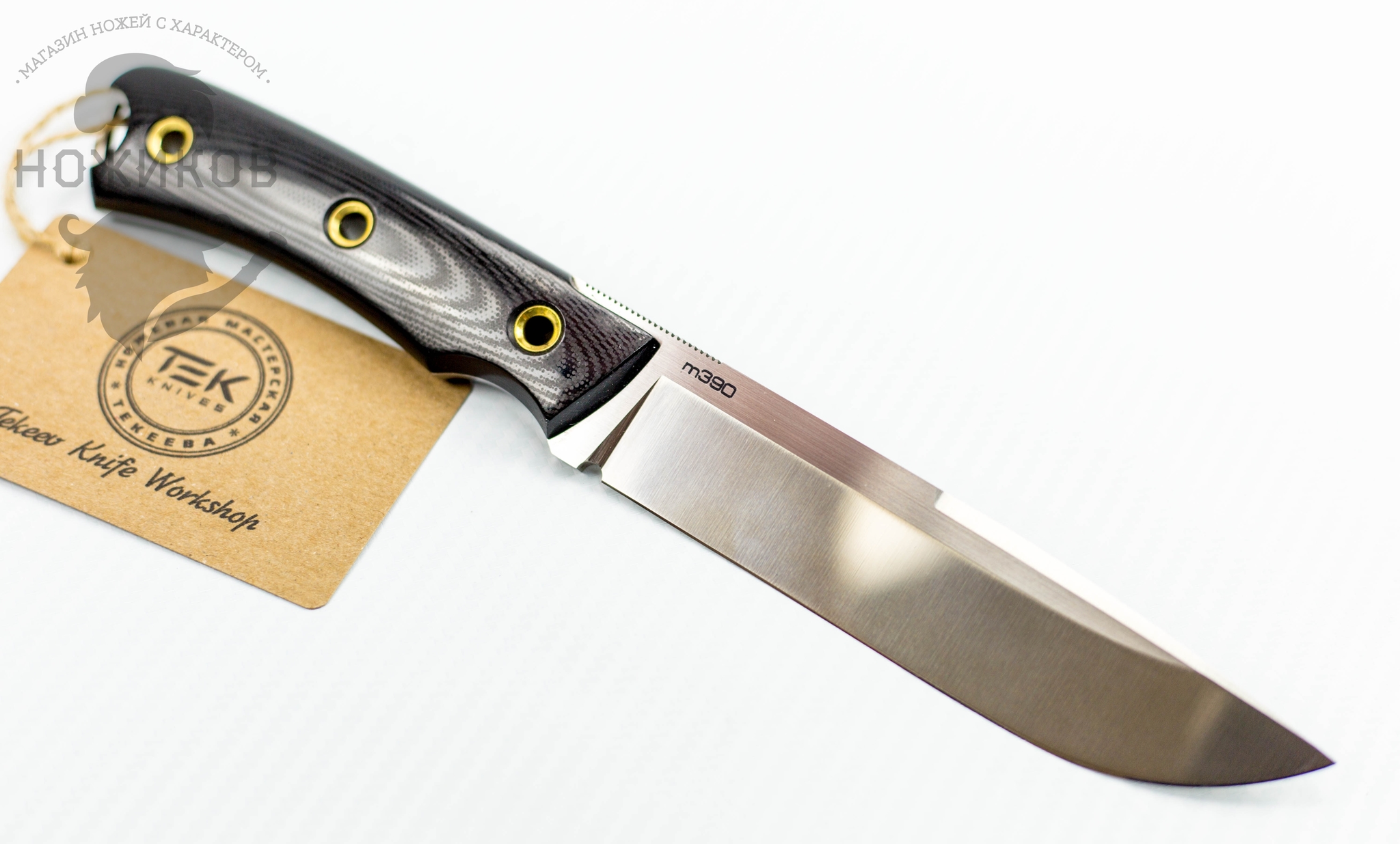 

Туристический нож Shark Black, сталь M390