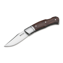 Фото Складной нож Boker Boxer Desert Ironwood, сталь N690, рукоять сталь/дерево