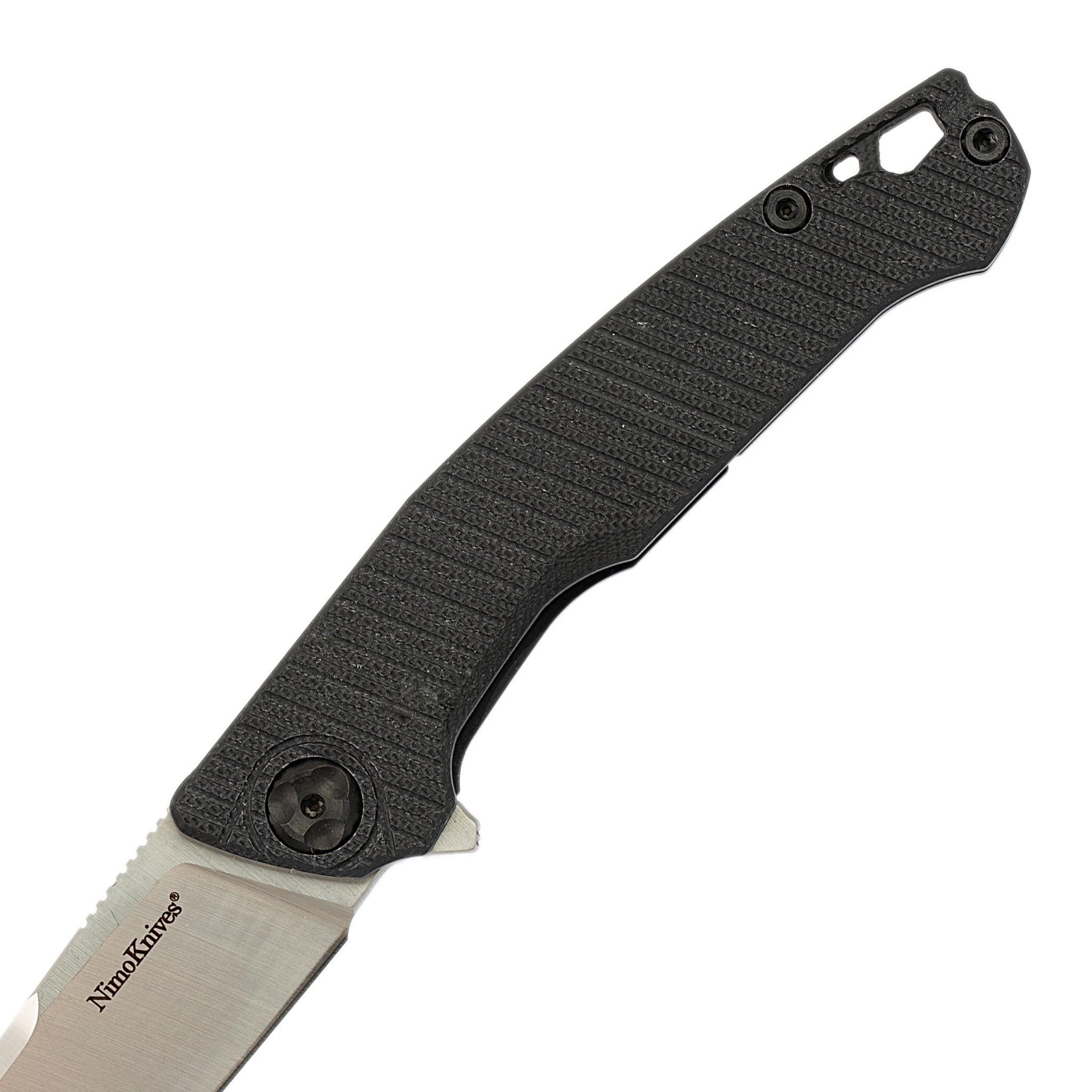 Складной нож Nimo Proletarlan, сталь 9Cr18MoV, черный - фото 3