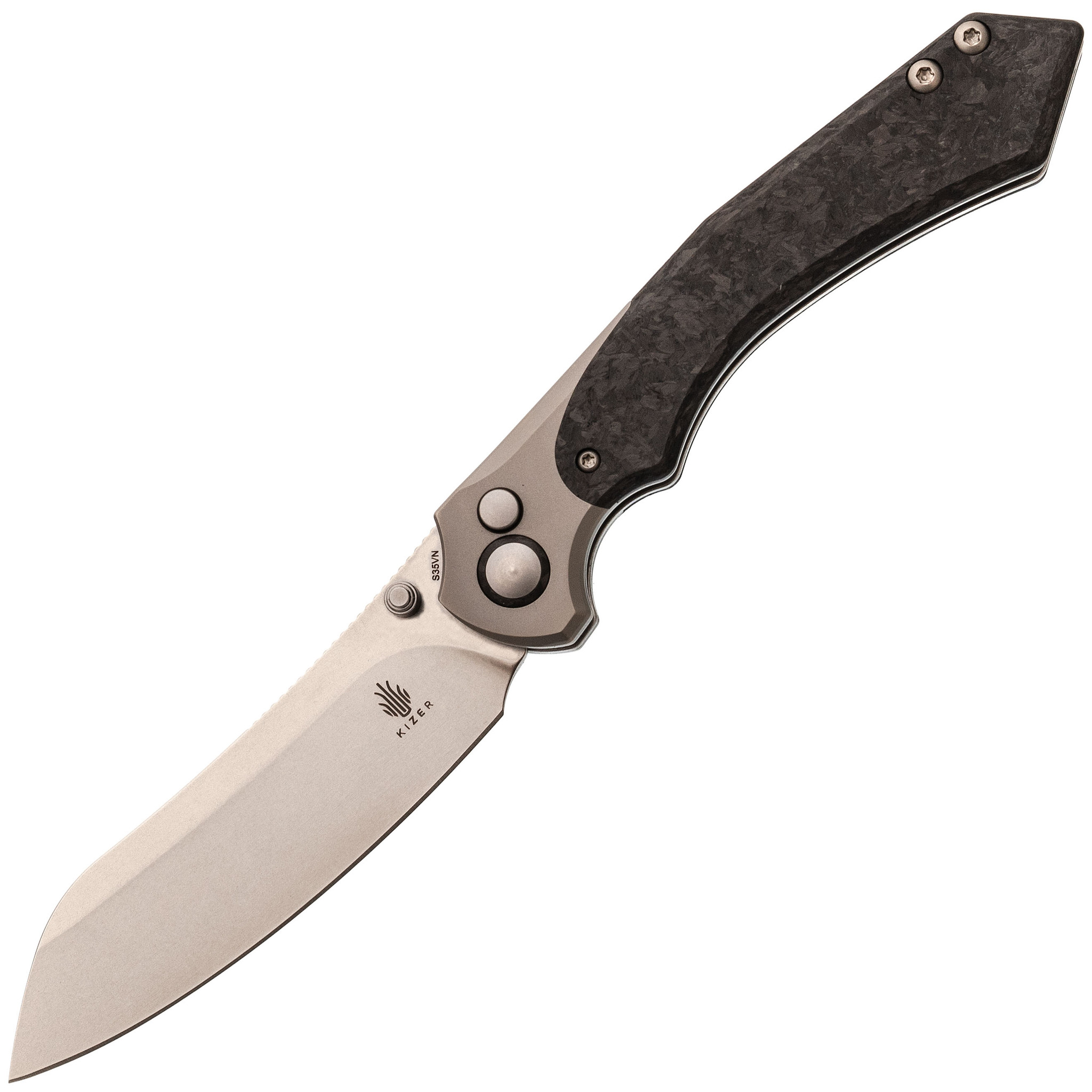 

Складной нож Kizer Clairvoyant, сталь S35VN, рукоять Titanium/Carbon fiber