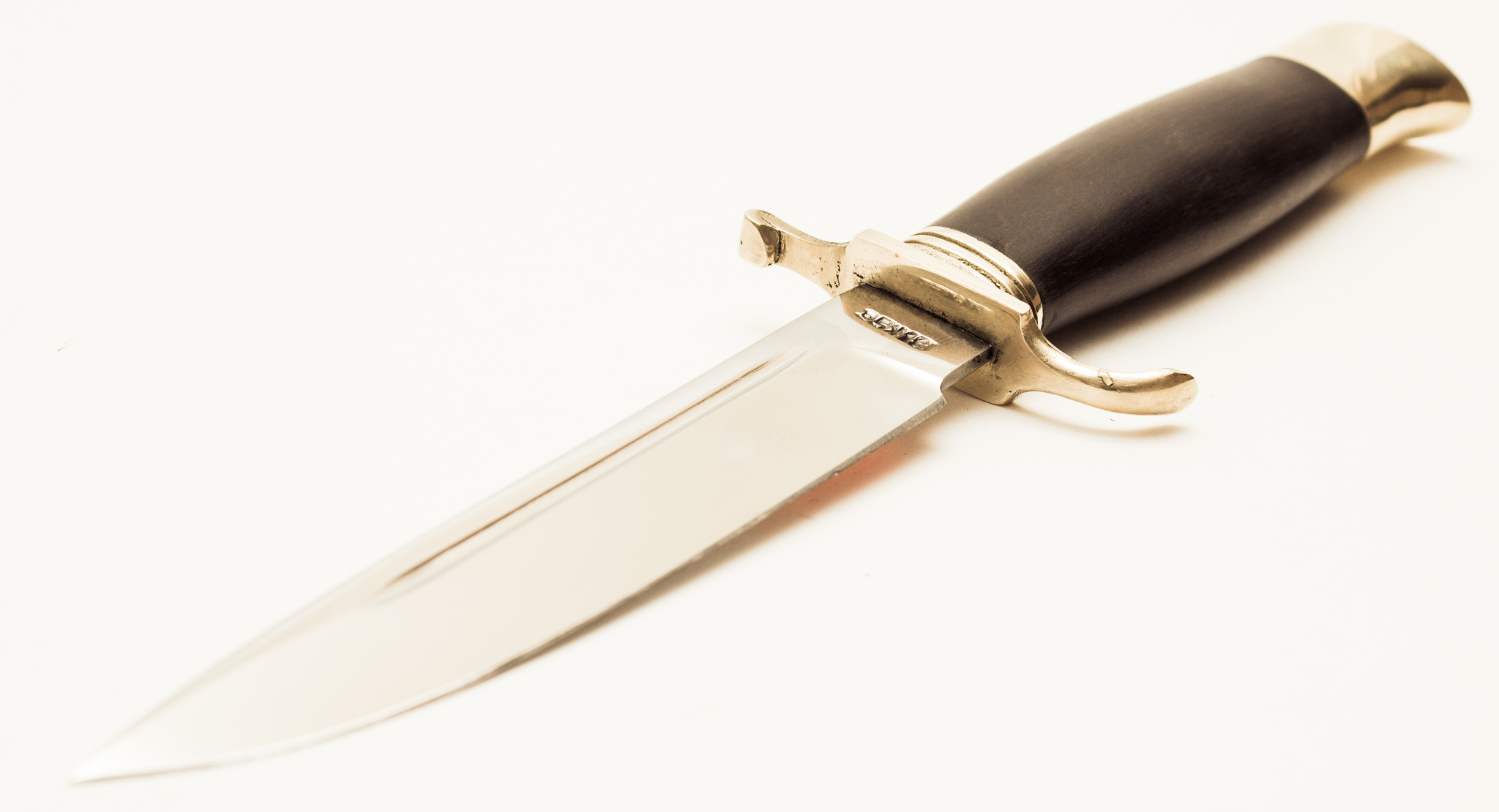 Нож Финка НКВД, сталь 95х18, с литьем из латуни - фото 3
