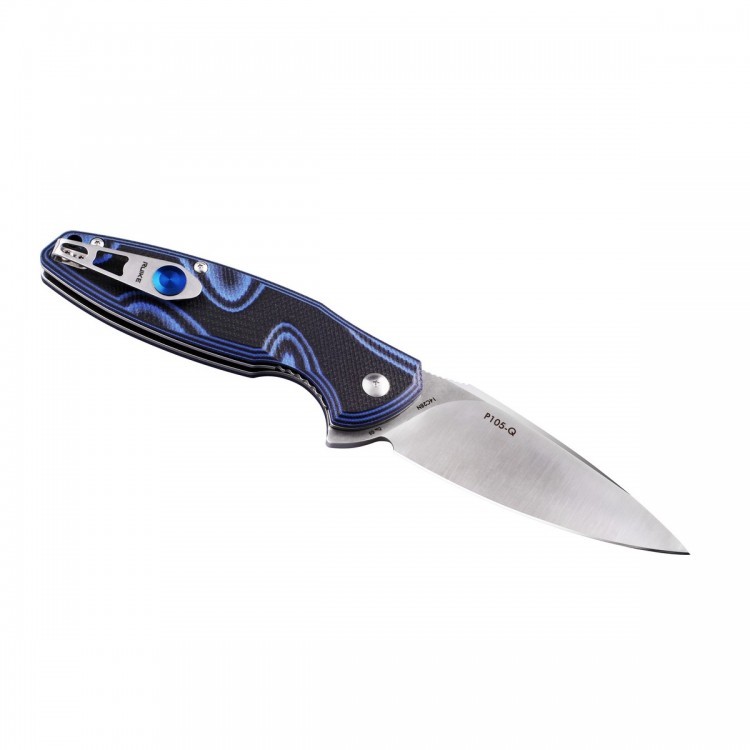Нож складной Ruike P105-Q, черно-синий - фото 2