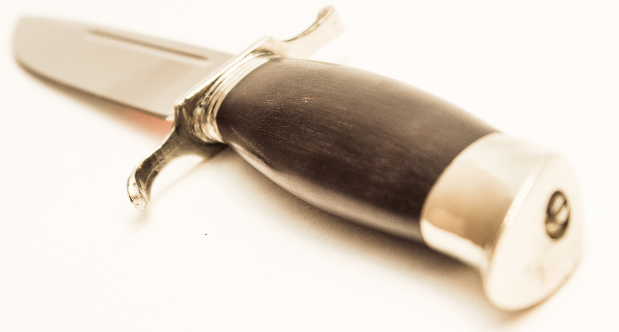 Нож Финка НКВД, сталь 95х18, с литьем из латуни - фото 4