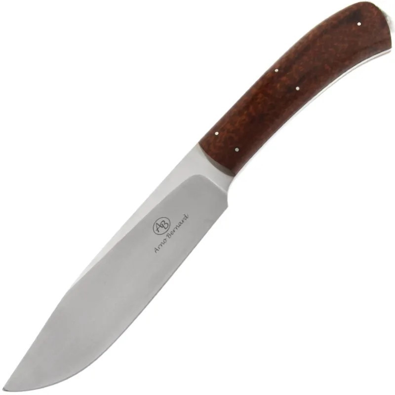Нож с фиксированным клинком Arno Bernard Elephant, сталь N690, рукоять змеиное дерево нож с фиксированным клинком gerber river shorty