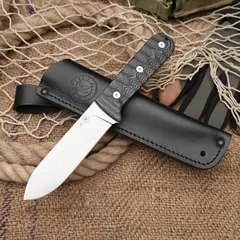 Фото Туристический нож Кизляр ПП Кефарт, сталь AUS-8, рукоять G10, черный