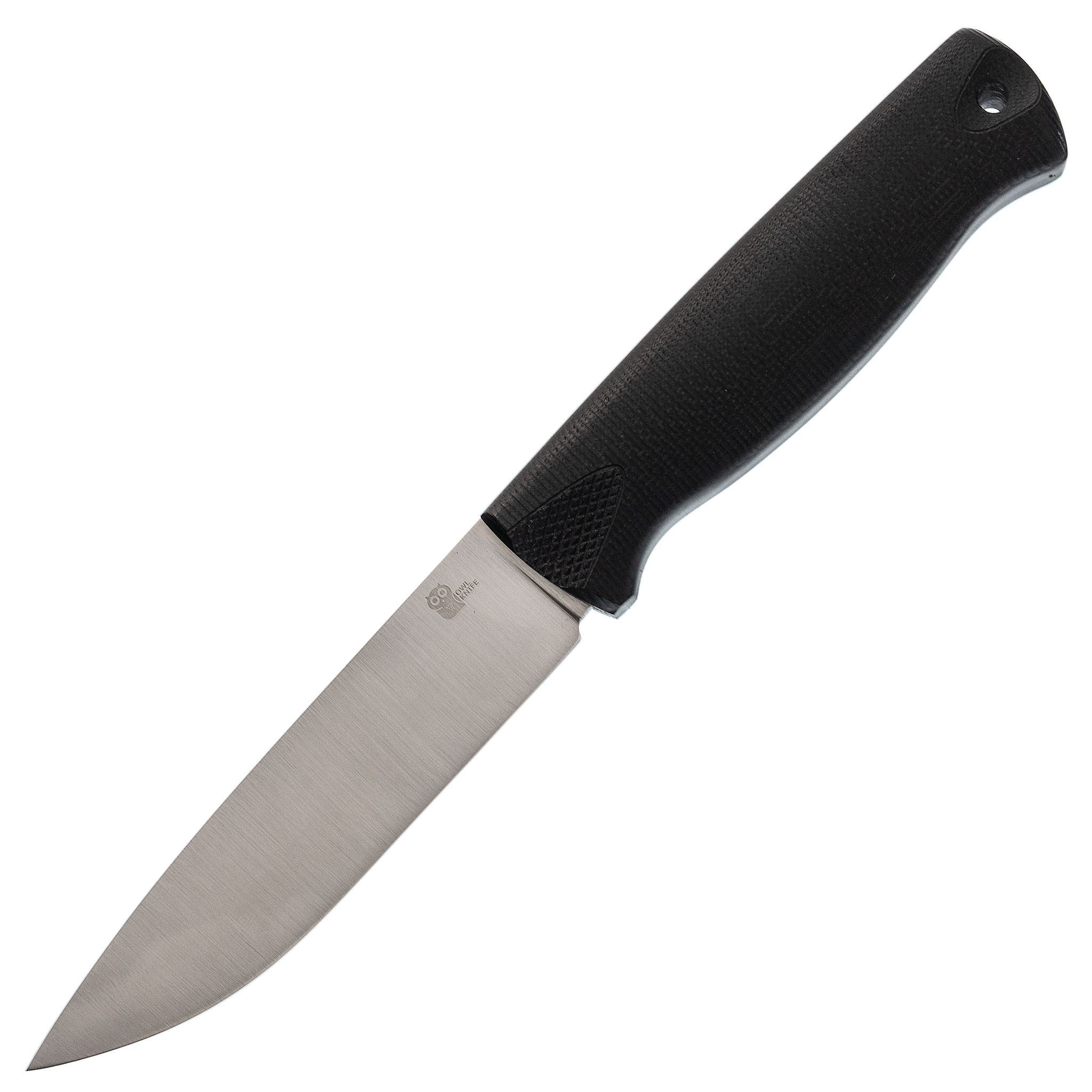 фото Нож otus-f, сталь n690, g10 черная owl knife