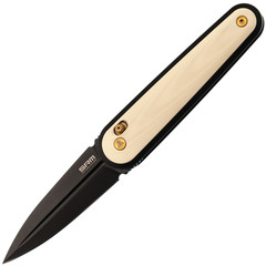 Фото Складной нож SRM 251MB-GT2 black Ti-coat сталь N690, рукоять White G10/Aluminium