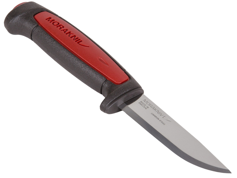 Нож с фиксированным лезвием Morakniv Pro C, углеродистая сталь, рукоять резина/пластик - фото 2