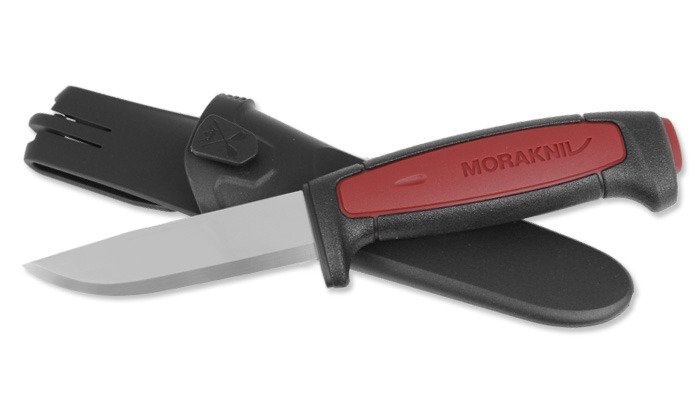 Нож с фиксированным лезвием Morakniv Pro C, углеродистая сталь, рукоять резина/пластик - фото 3