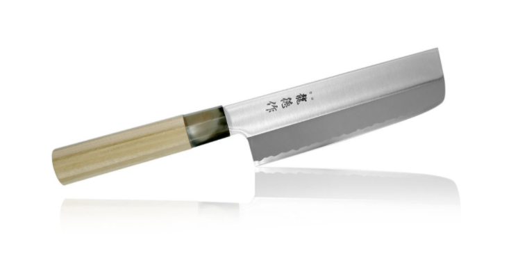 фото Нож кухонный овощной накири fuji cutlery ryutoku tojiro, клинок 160 мм