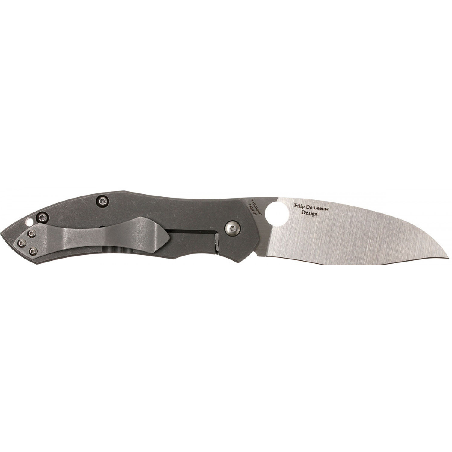 Нож складной Myrtle - Spyderco C194CFTIP, сталь CPM® S30V Satin Plain, рукоять титан/карбон - фото 7