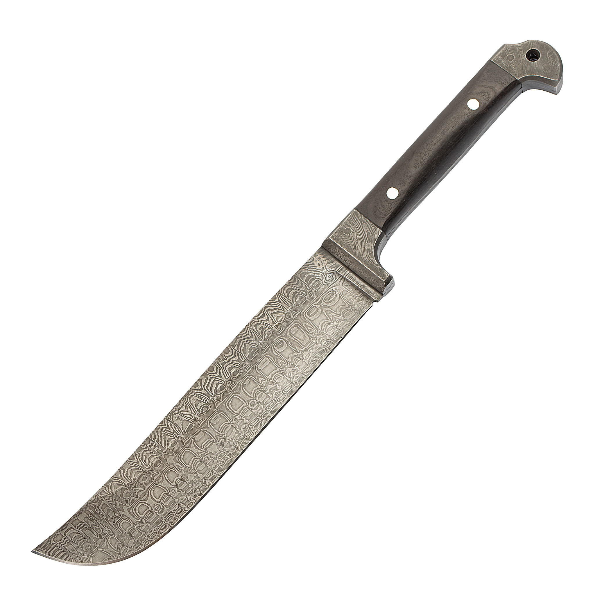 Нож Узбек-1, сталь дамаск, венге