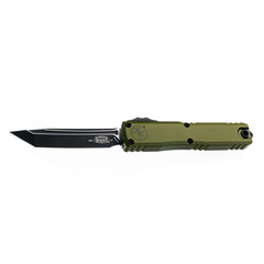 Фото Автоматический нож Microtech Ultratech Gen IV T/E, сталь M390MK, рукоять алюминий, зеленый/черный