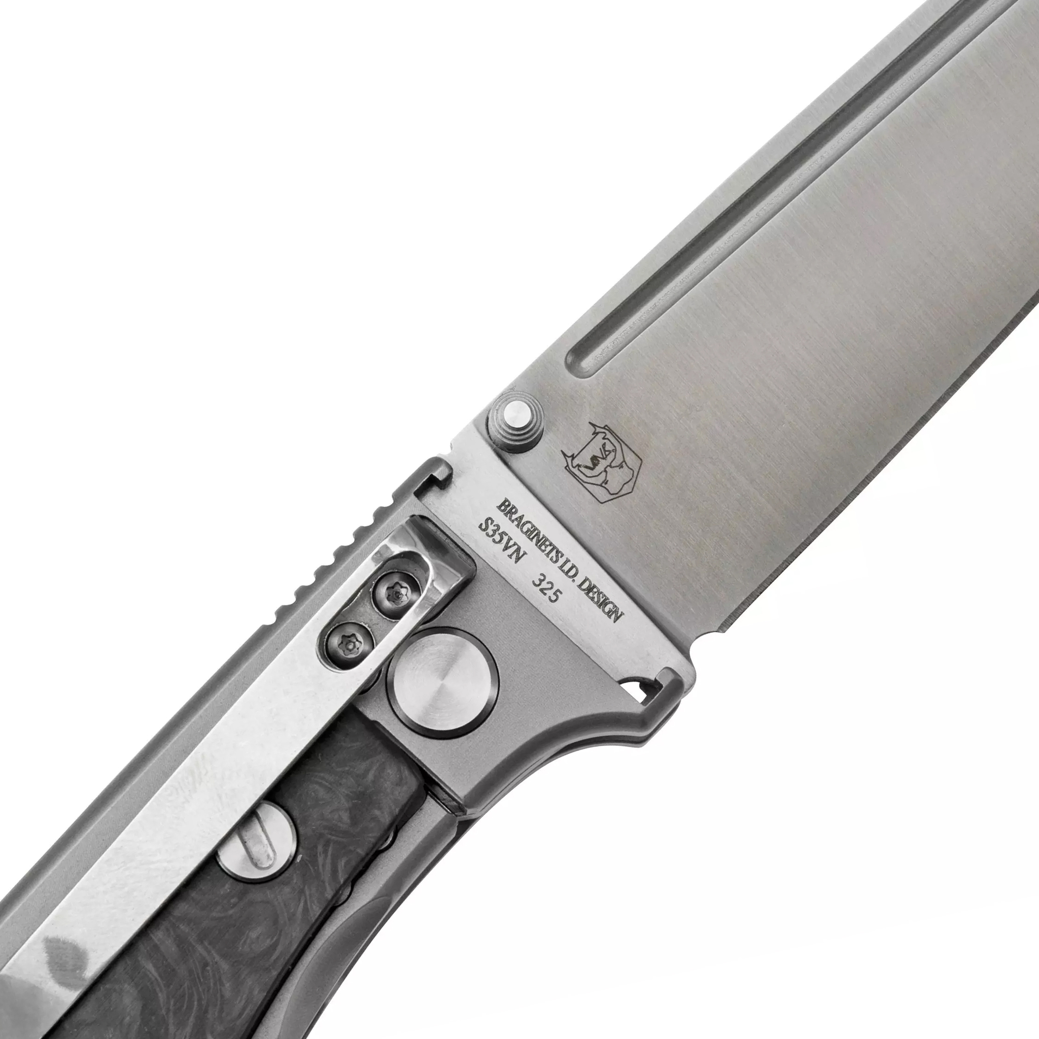 Складной нож RealSteel Relict, сталь S35VN, рукоять Carbon Fiber/Ti - фото 6