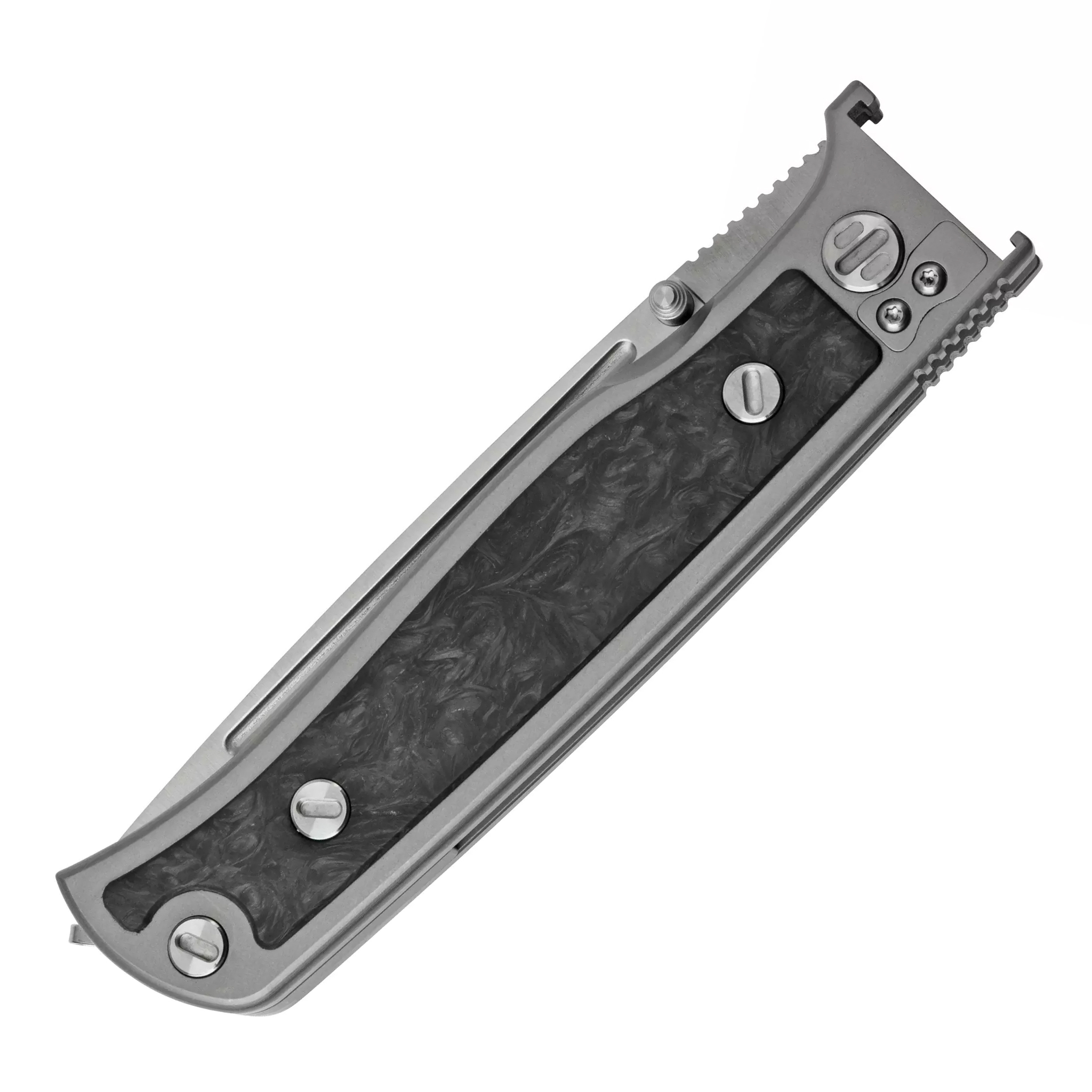 Складной нож RealSteel Relict, сталь S35VN, рукоять Carbon Fiber/Ti - фото 3