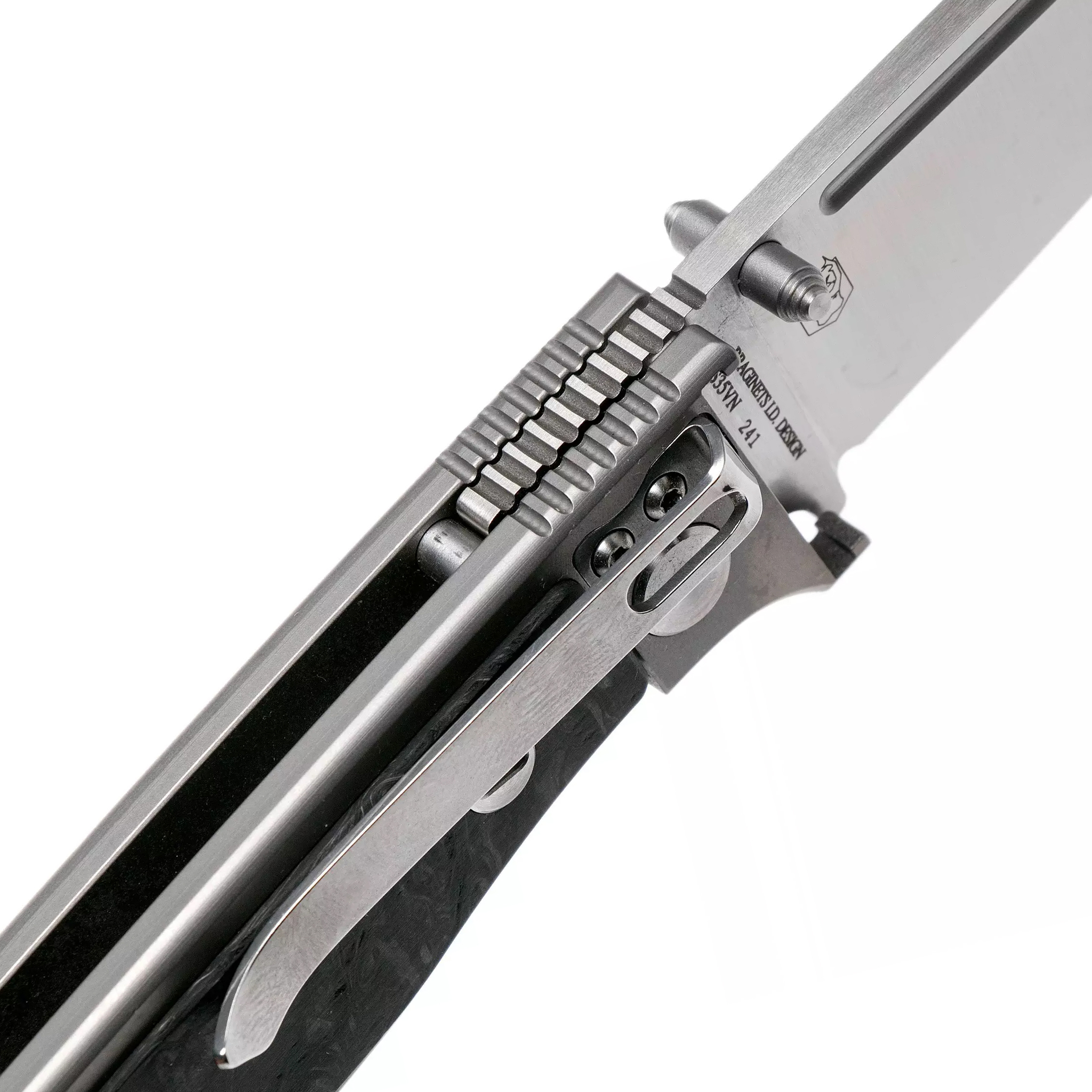 Складной нож RealSteel Relict, сталь S35VN, рукоять Carbon Fiber/Ti - фото 8