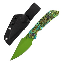Фото Туристический нож Kansept Fenrir, сталь D2, рукоять G10, Jade
