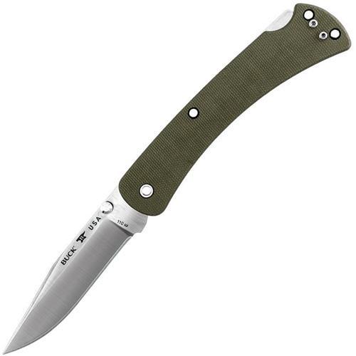 Складной нож Buck Folding Hunter Slim Pro 0110ODS4, сталь S30V, рукоять микарта