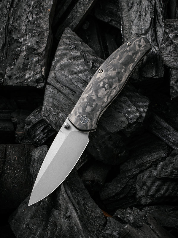 Складной нож WE Knife Esprit Marble Carbon, CPM 20CV