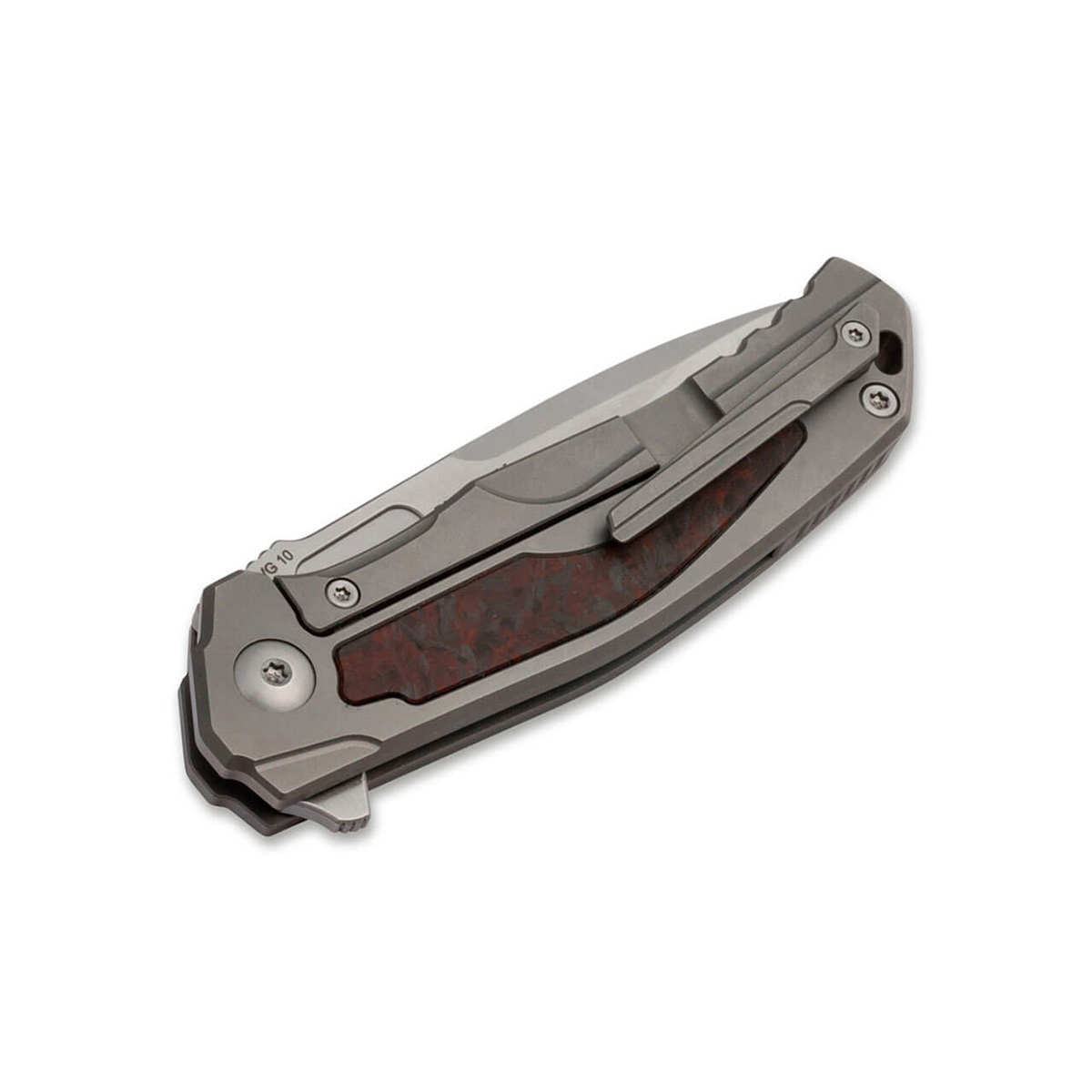 фото Складной нож boker aphex mini, сталь vg-10, рукоять титан/carbon